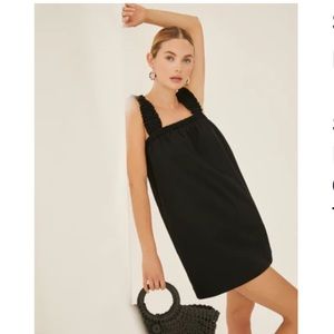 SOMETHING NAVY Square Neck Black Mini Dress, Sz S - NWT